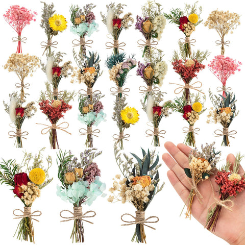 ZHWKMYP dried flowers bouquet shows natural colors for timeless decor.