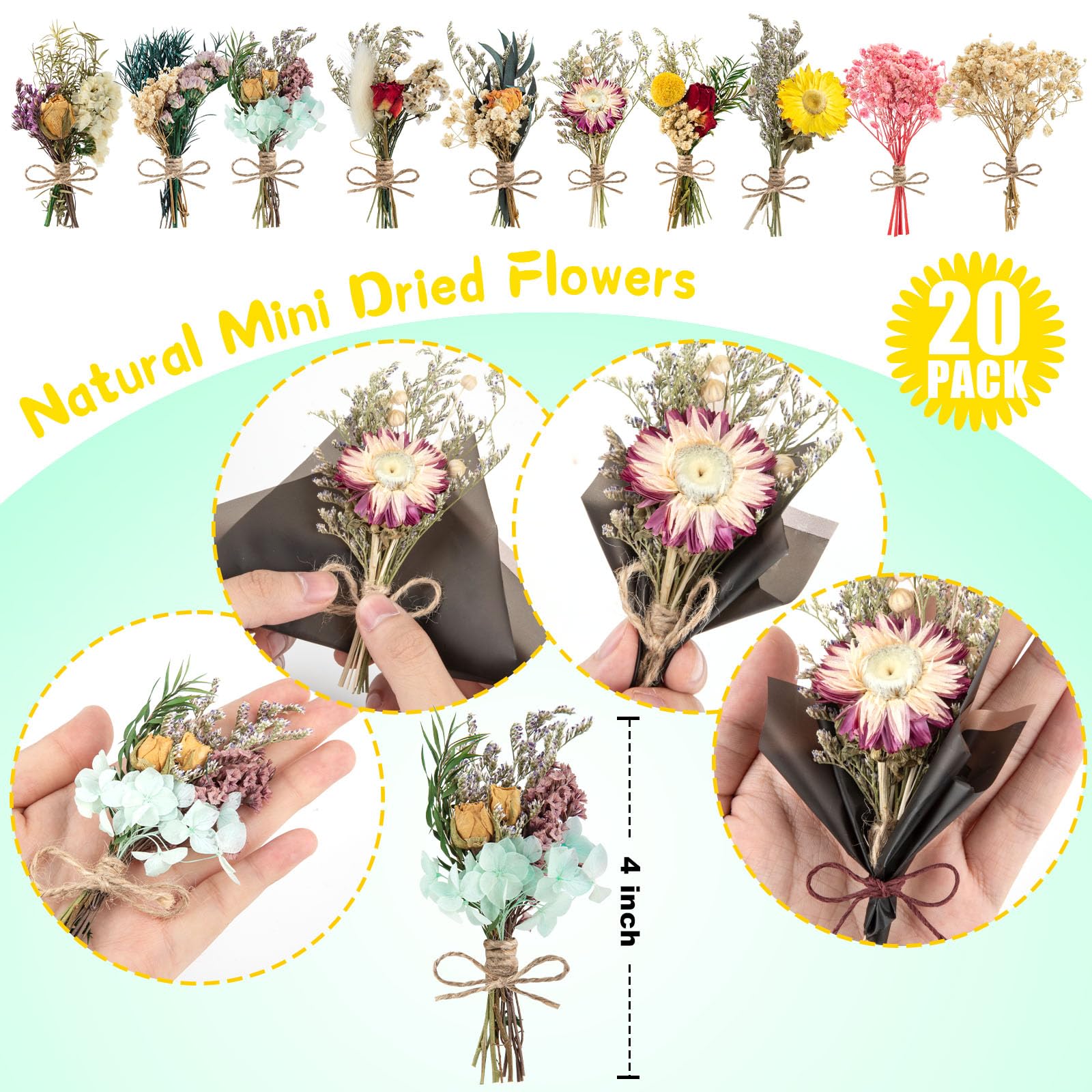 ZHWKMYP dried flowers color retention through natural processing supports reuse.