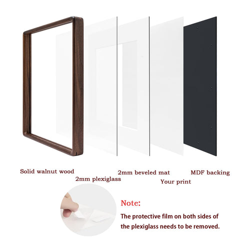 Zibrelte wall mounting supports horizontal or vertical hanging.