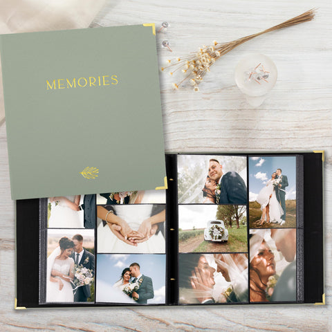 ZICOTO 4x6 photo album pockets keep memories secure and organized
