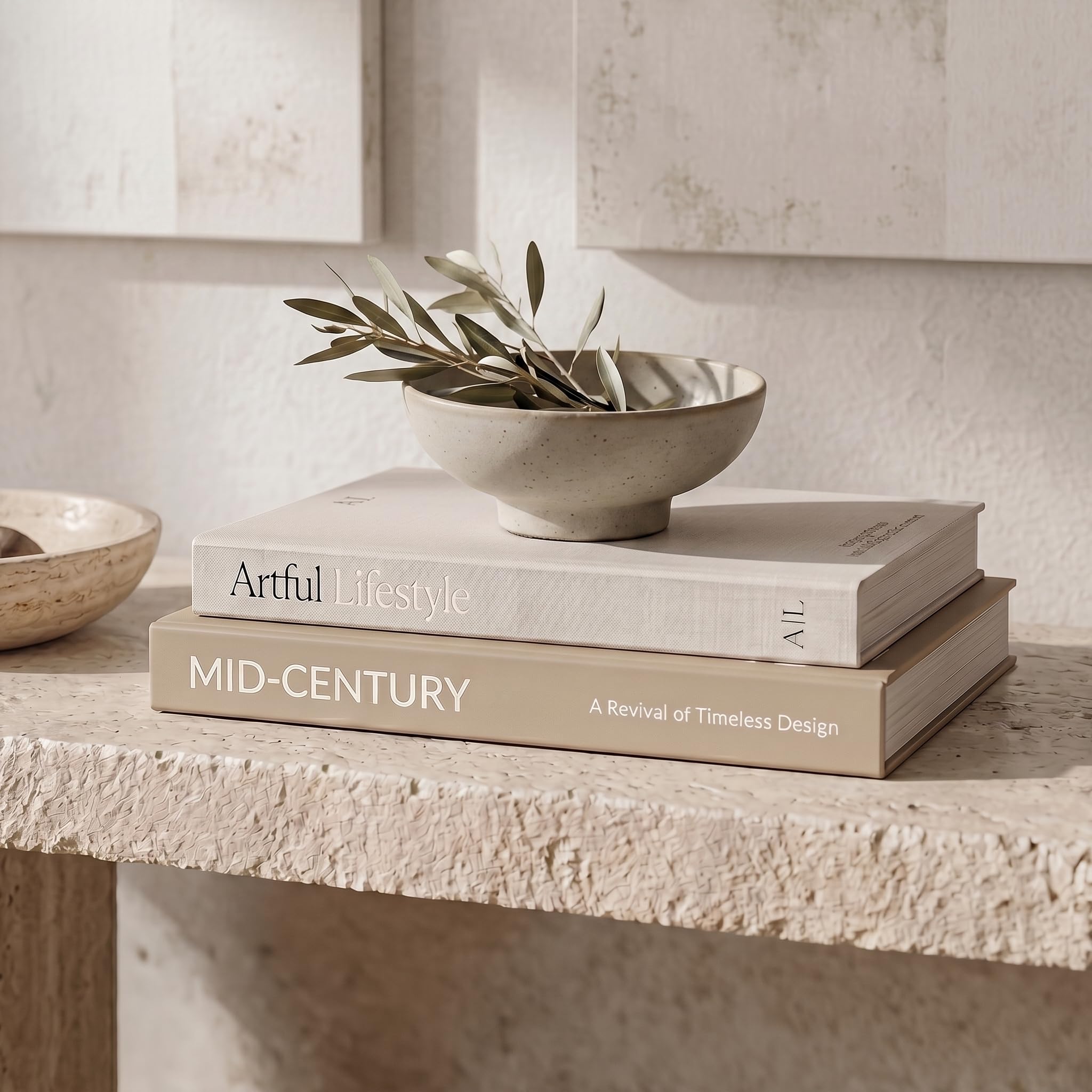 ZICOTO decorative books front covers add timeless modern style to your living room