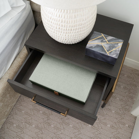 ZICOTO baby keepsake box in sage linen stores mementos