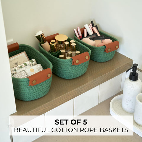 ZICOTO bathroom storage basket keeps essentials tidy