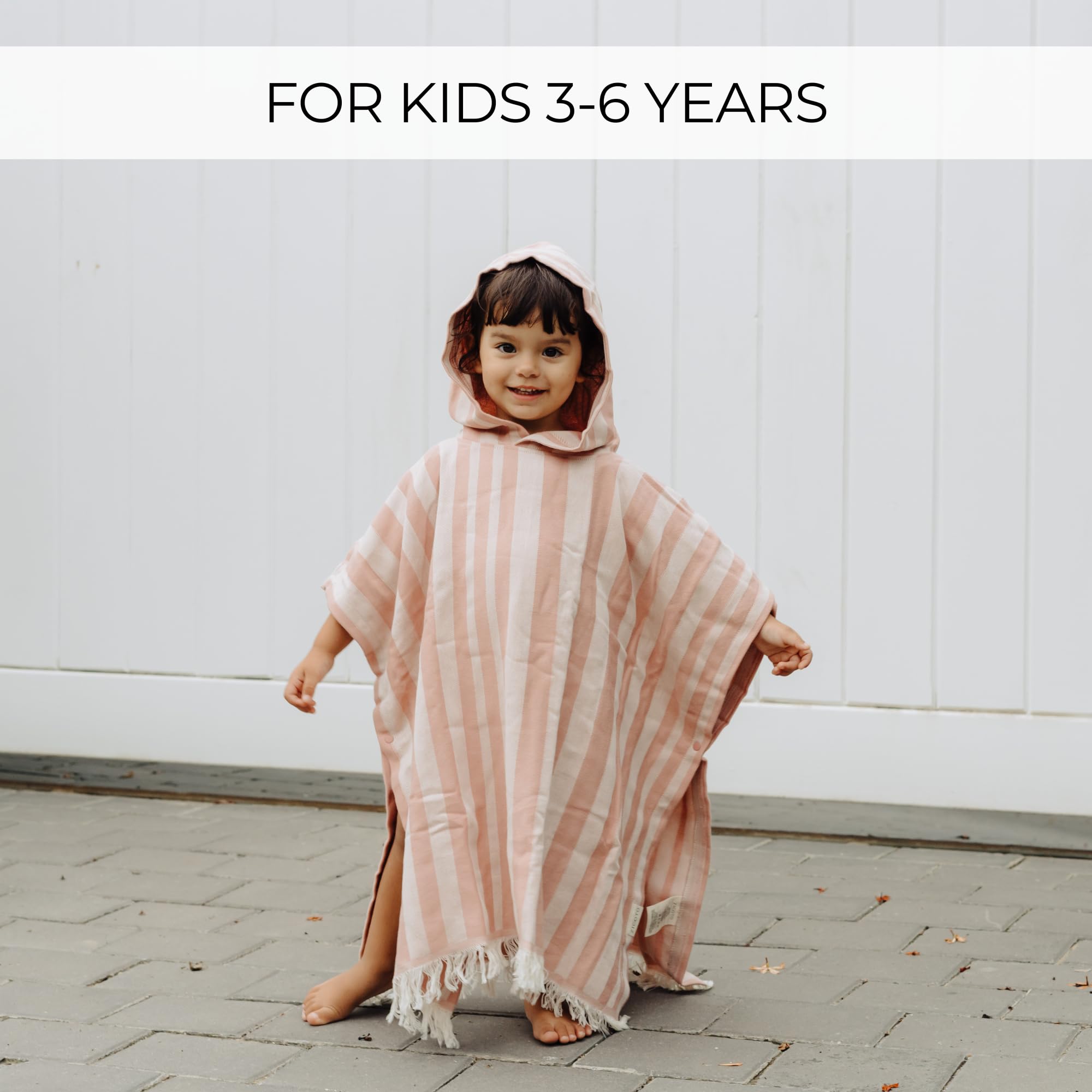 ZICOTO beach towel poncho for kids after swimming