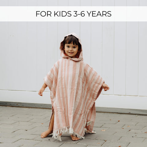 ZICOTO beach towel poncho for kids after swimming