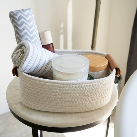 ZICOTO changing table organizer, keeps essentials within reach.