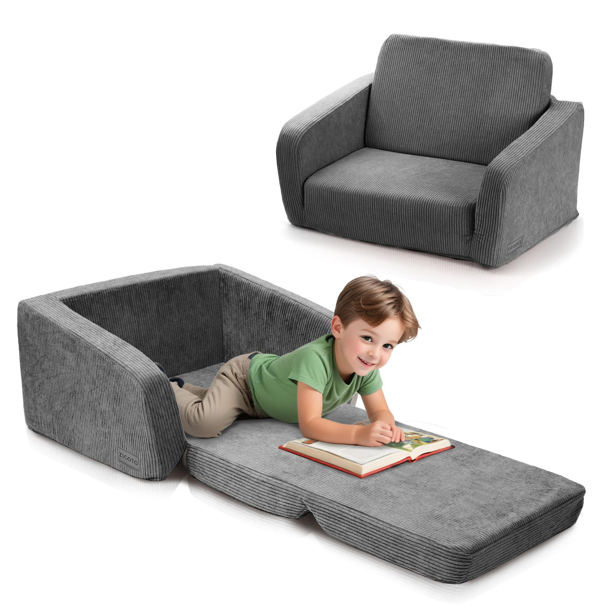 ZICOTO comfy kids chair toddler – cozy seating for playtime.