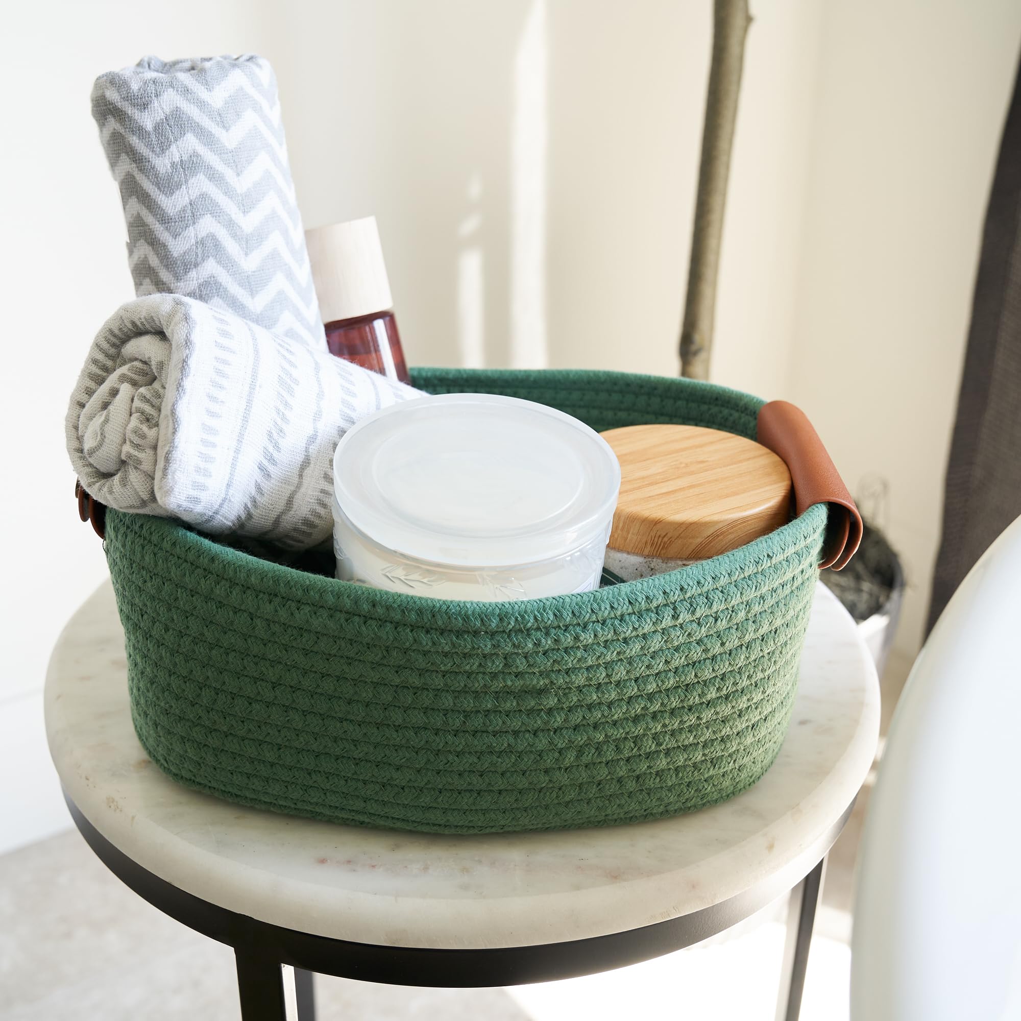 ZICOTO desk organization basket helping clear office clutter