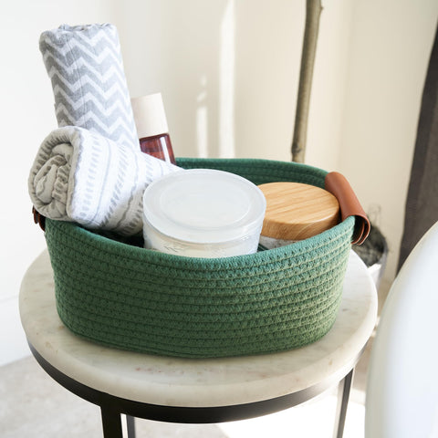 ZICOTO desk organization basket helping clear office clutter