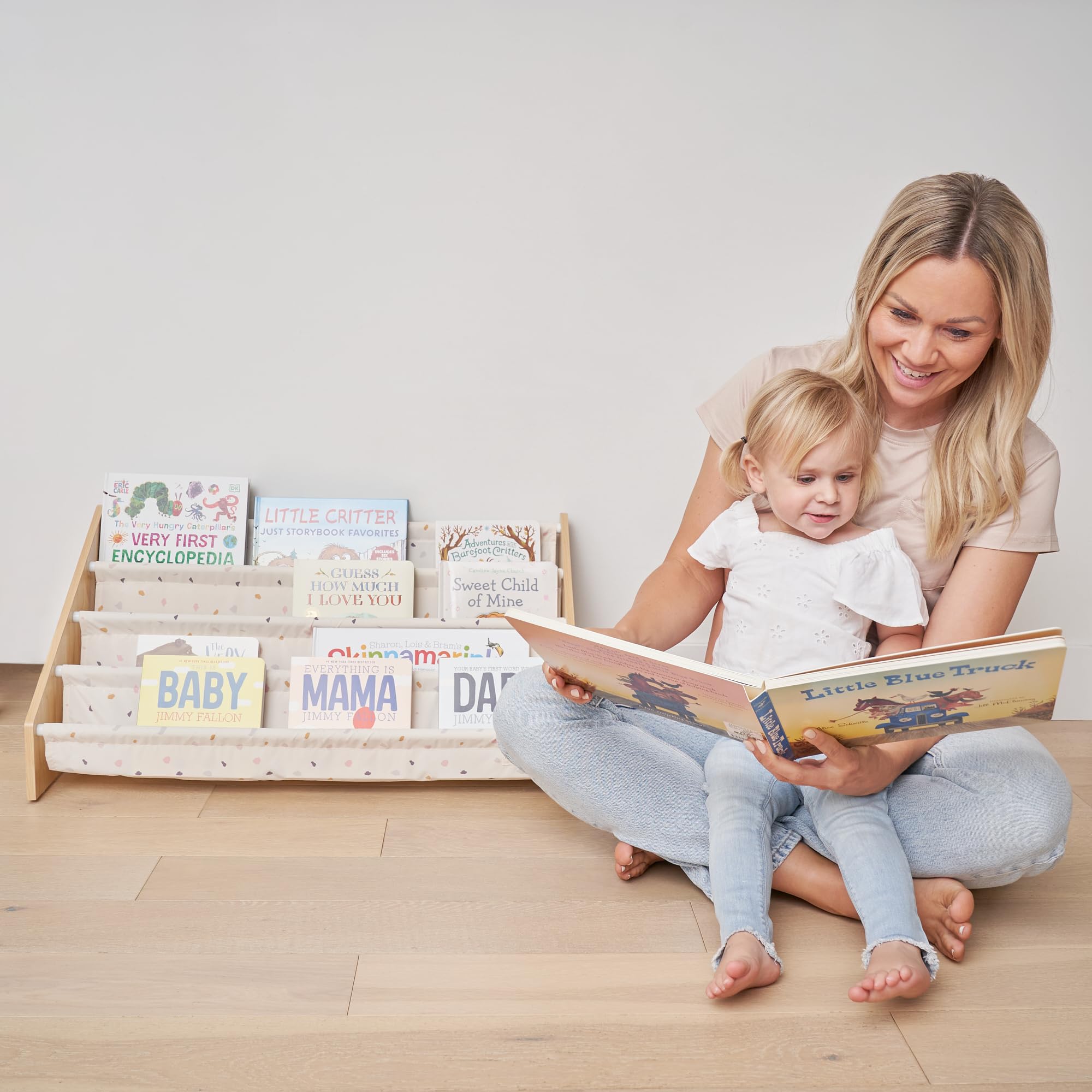 ZICOTO kids bookshelf height designed for toddlers for easy reach