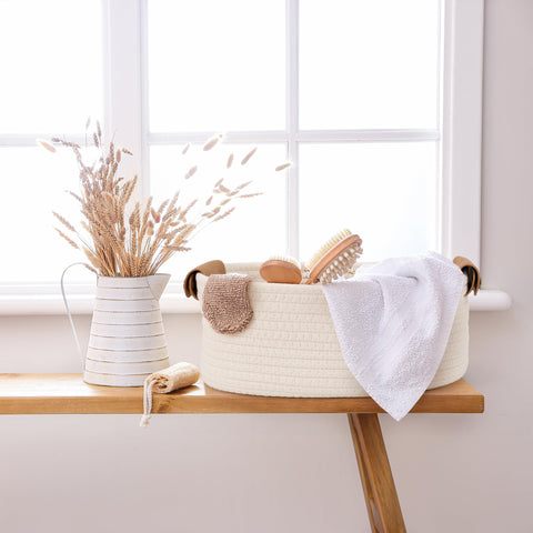 ZICOTO office storage basket for home schooling, versatile organization.