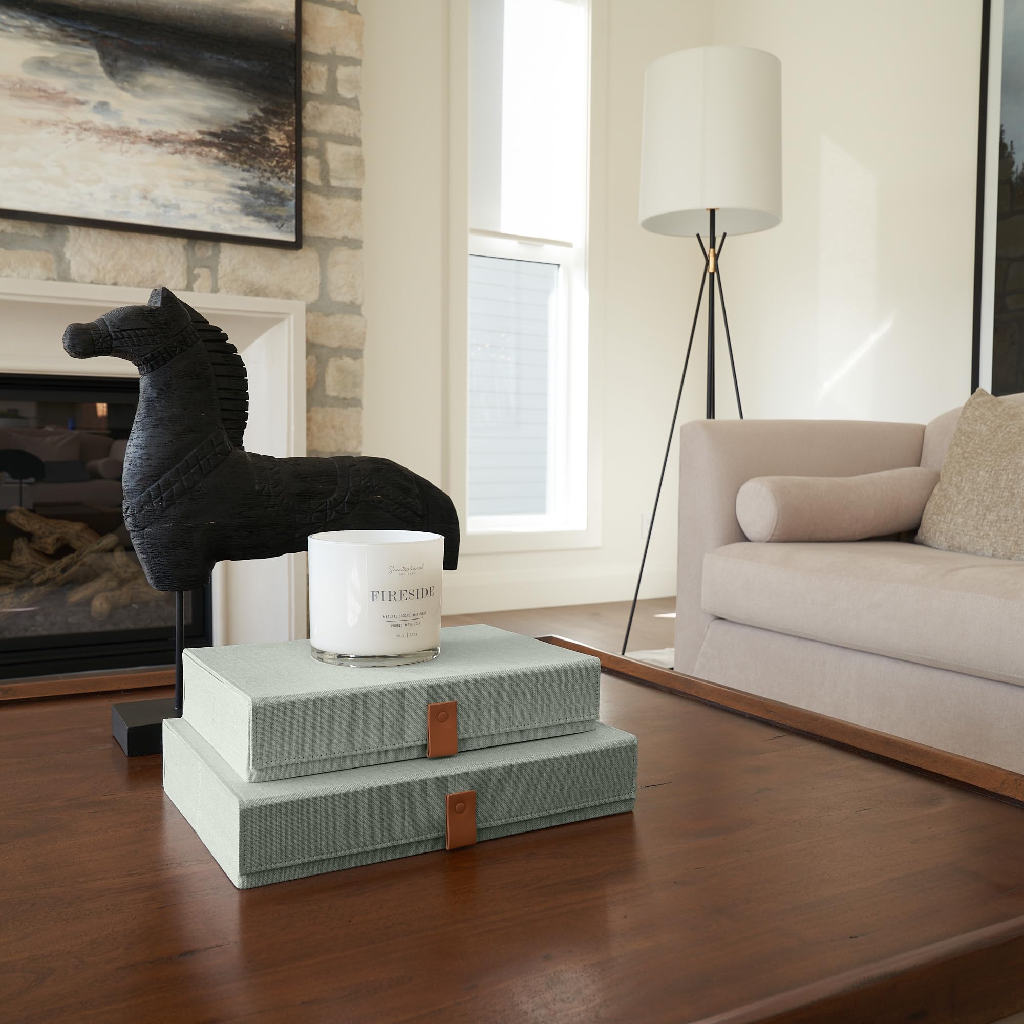 ZICOTO photo box with reinforced bottom for sturdy storage