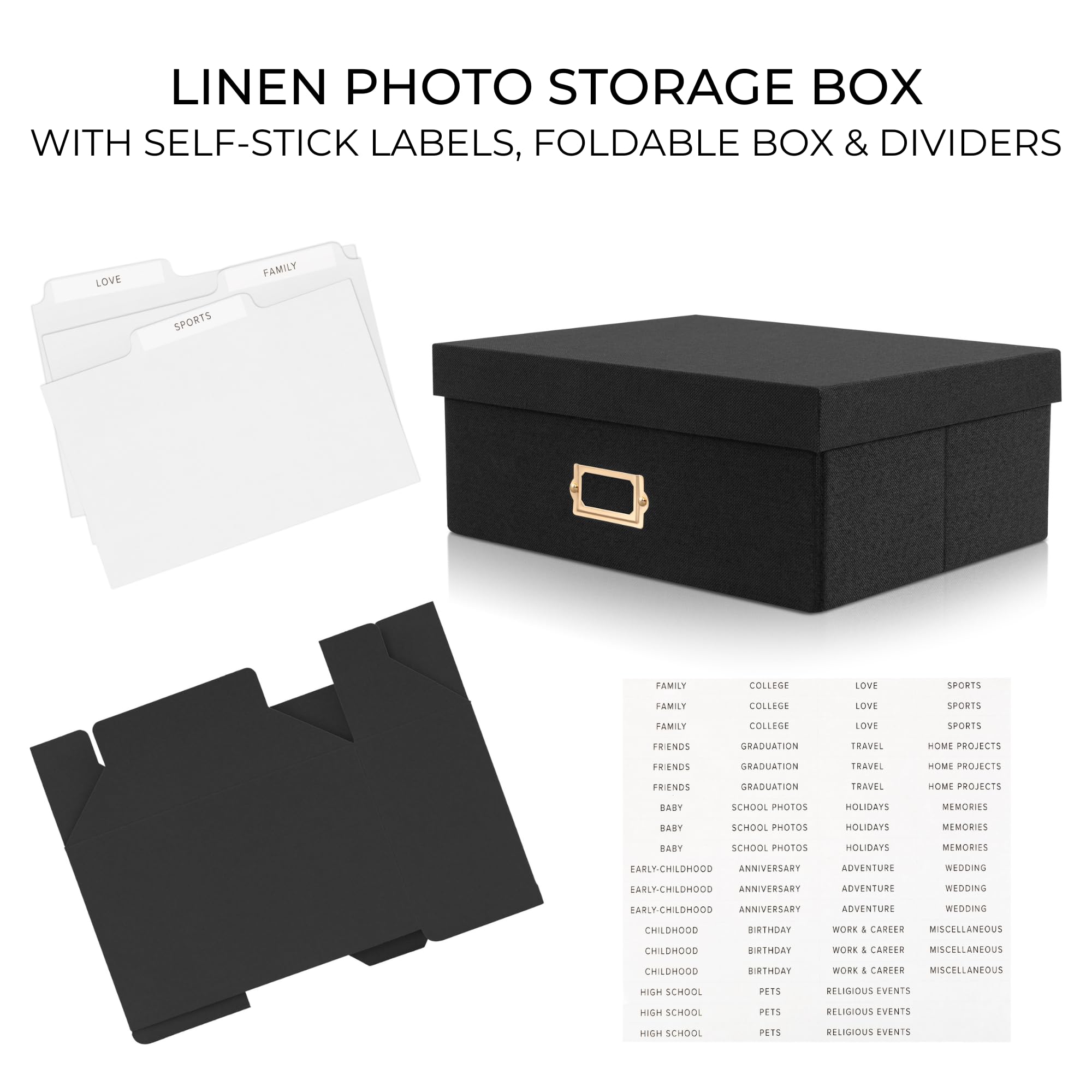 ZICOTO portable storage with lid stays organized on the go.