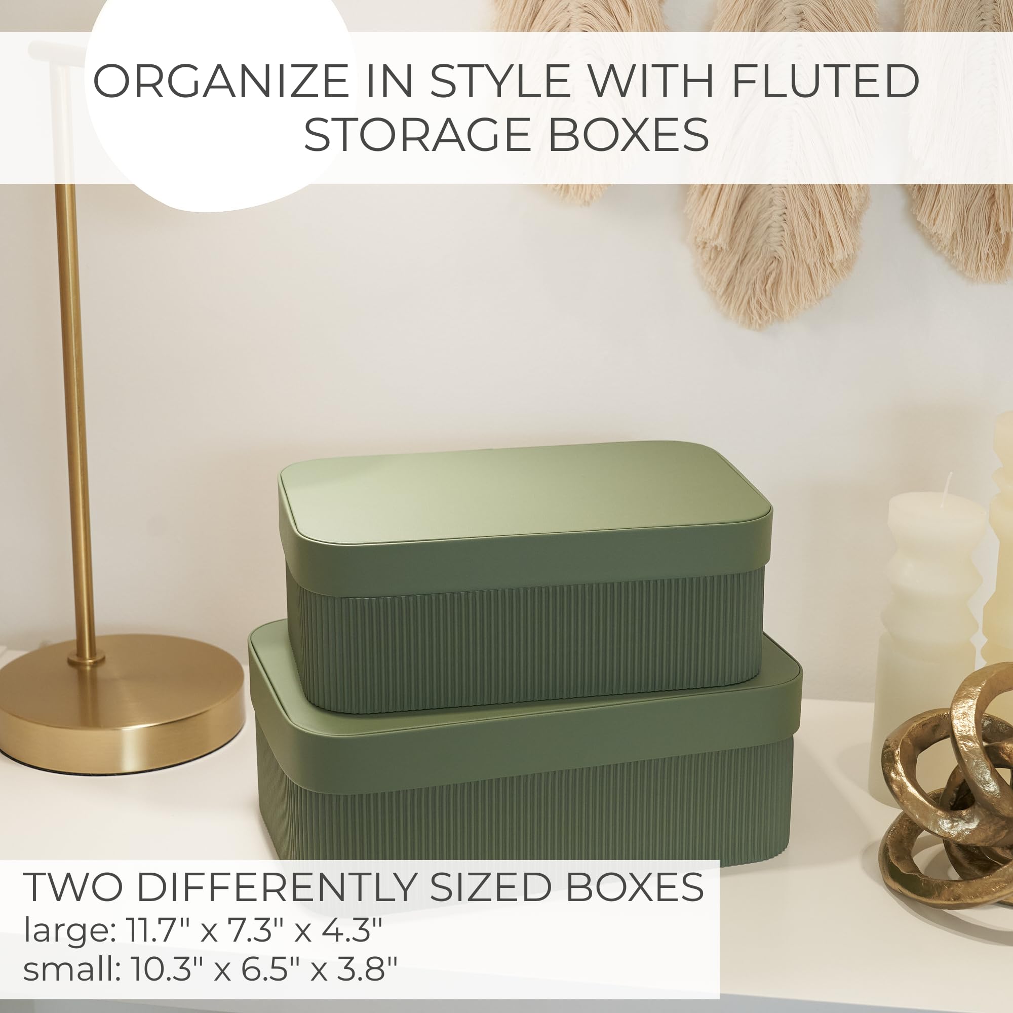 ZICOTO sage green color complements modern interiors while organizing spaces