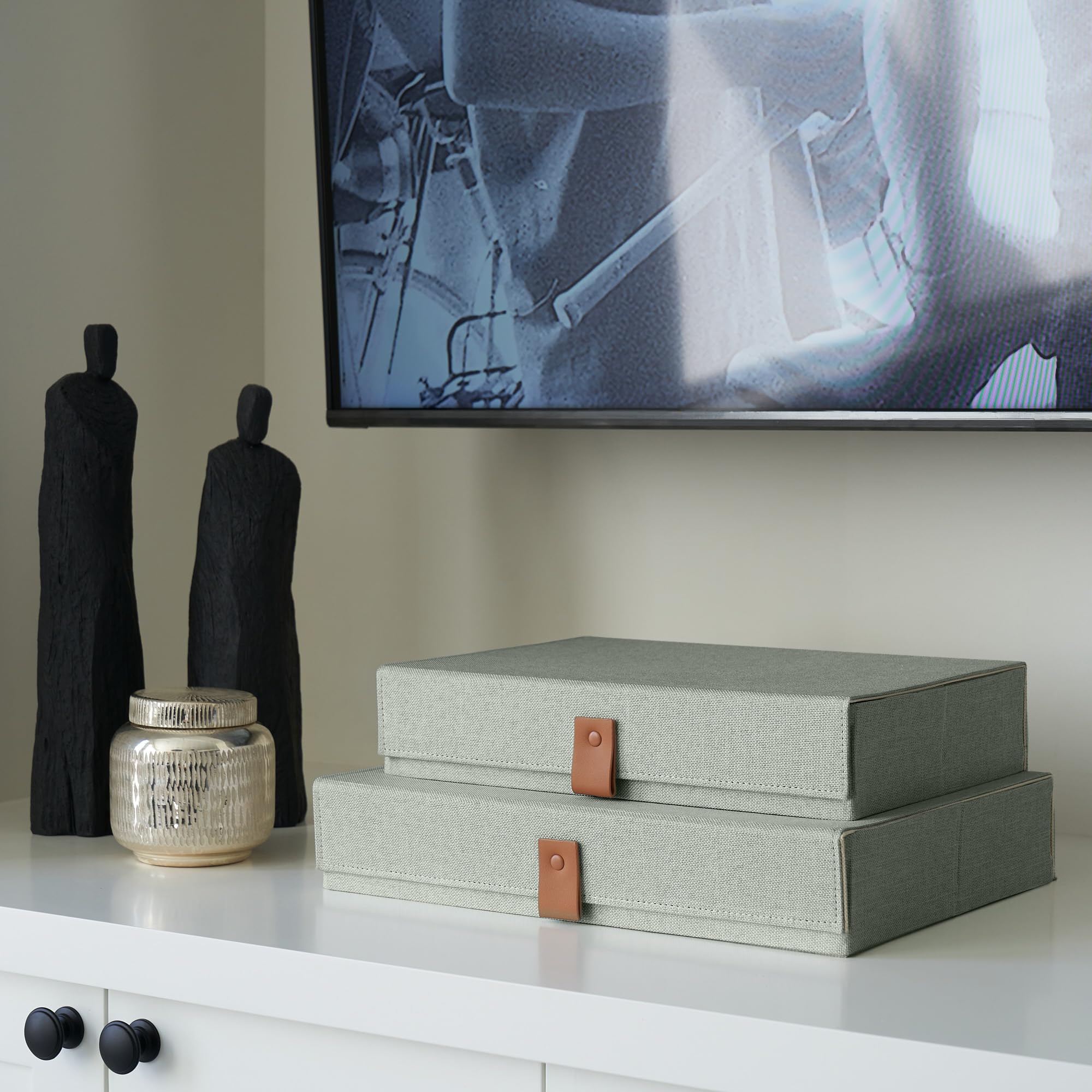 ZICOTO scrapbook paper storage box keeps papers tidy