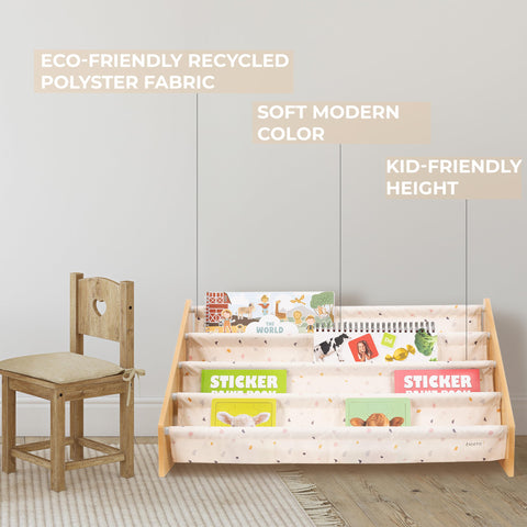 ZICOTO soft terrazzo hue adds modern color to a kid's room