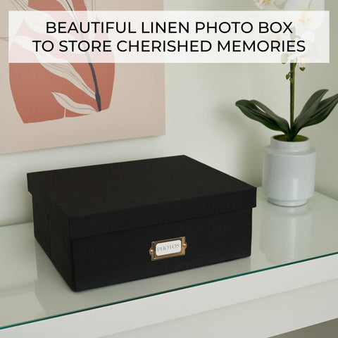 ZICOTO stackable design saves shelf space while keeping memories organized.