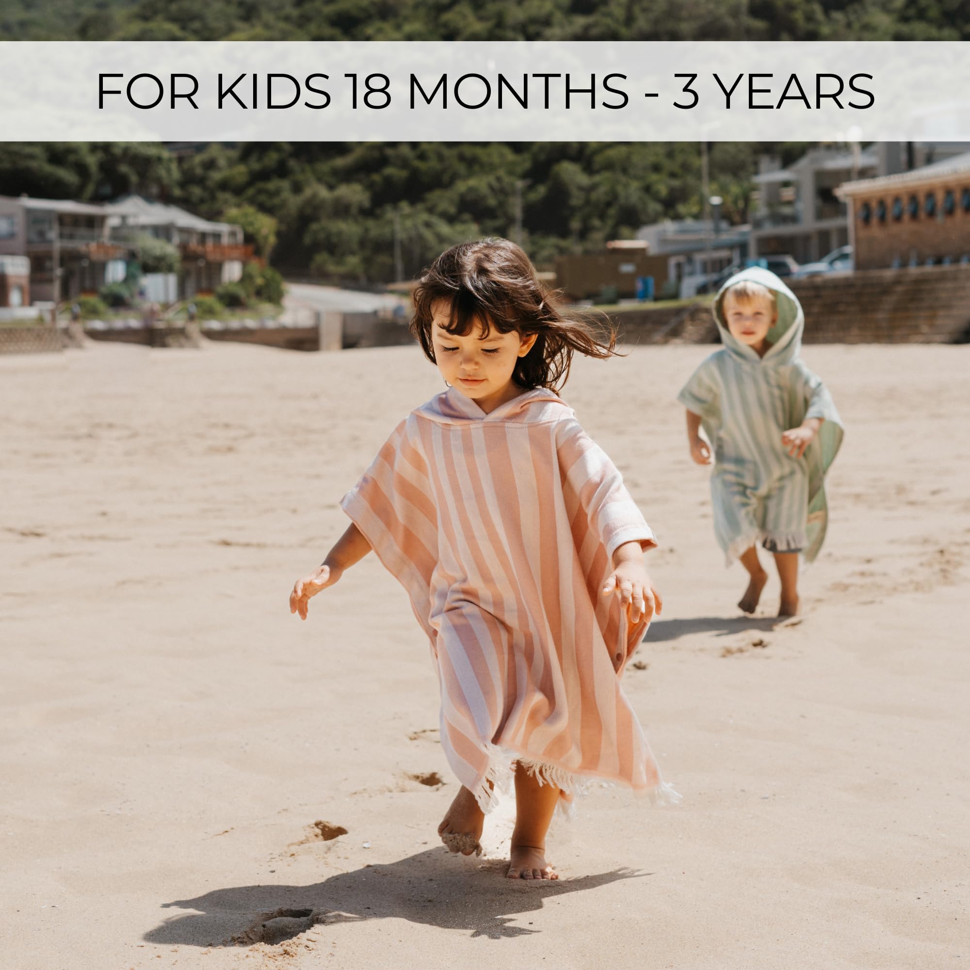 ZICOTO towel size 21.3x24.4 inches designed for 18 months to 3 years