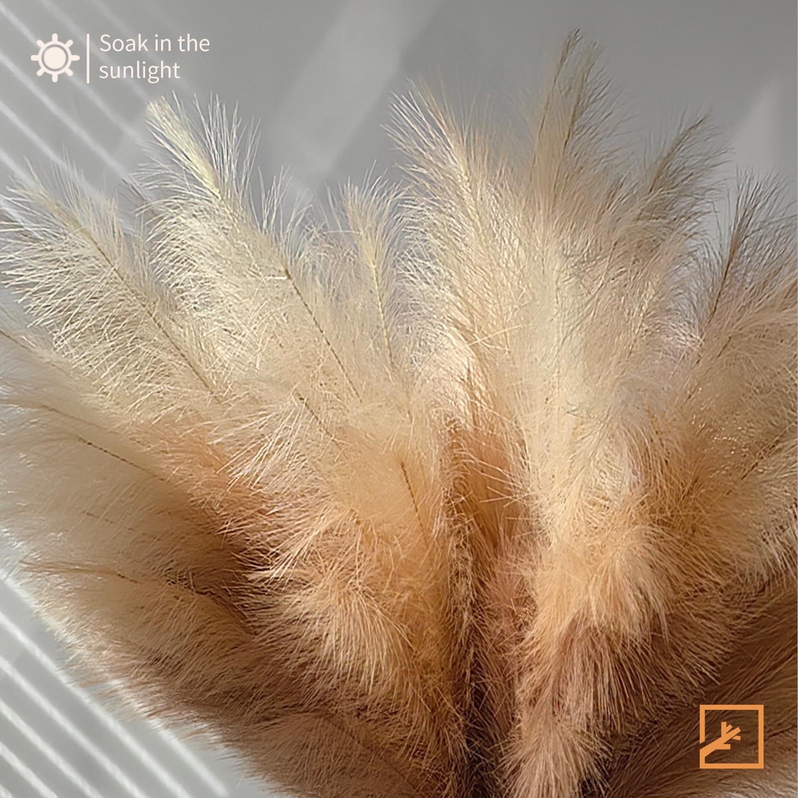 ZIFTY pampas decor for table centerpiece with fluffy plumes