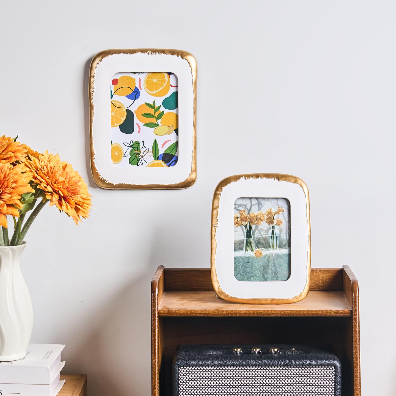 ZIHARA ornate textured design elevates living room photo presentation.