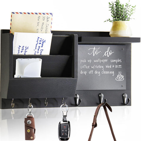 Ziivita key holder wall shelf for organized entryway keys and accessories.