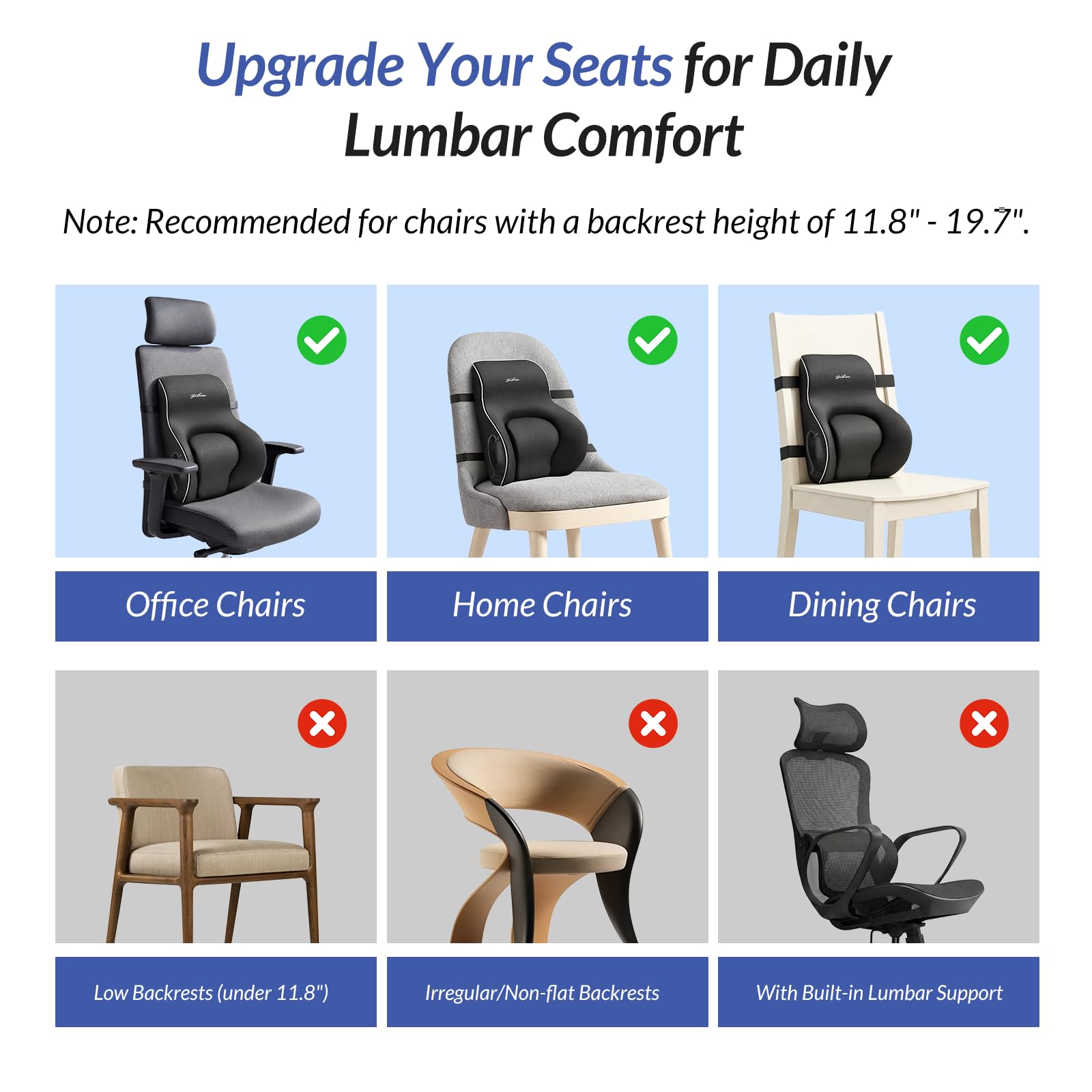 ZIKEE car and home use supports daily comfort during driving or lounging.