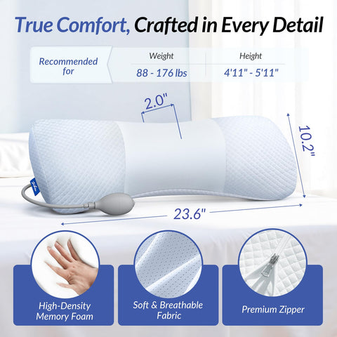 ZIKEE moisture-wicking cover enables airflow around the lumbar area