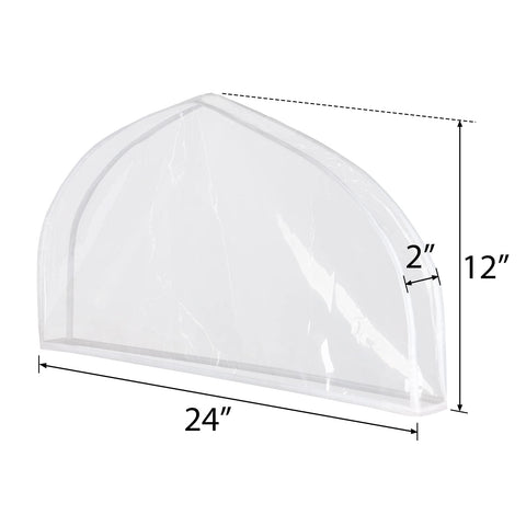 Zilink shoulder protectors with a 2-inch gusset providing extra room for bulky outfits.