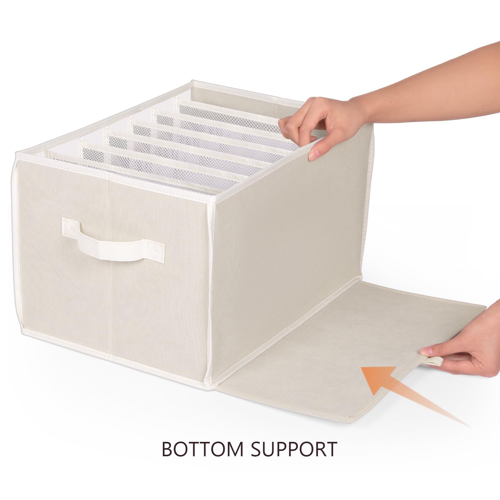 Zilink clear PVC design provides visible organization for easy selection