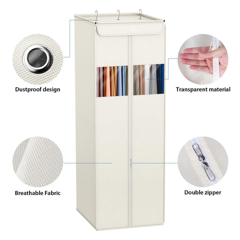 Zilink top-zipper and reinforced rods prevent squeezing.