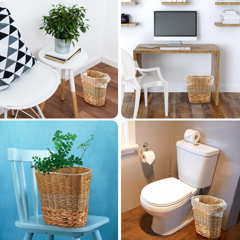 Versatile storage ideas include towels, umbrellas, magazines, and more.