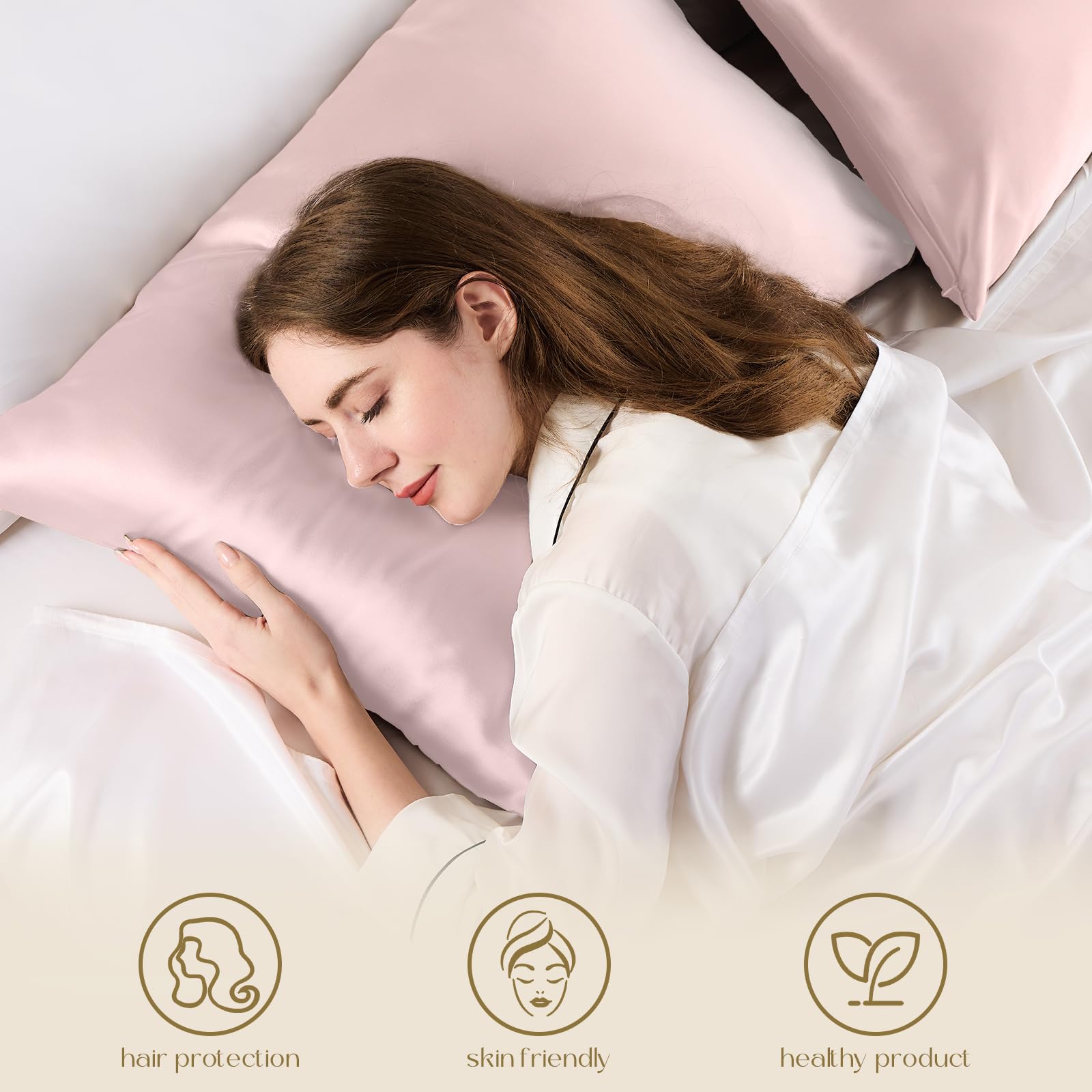 ZIMASILK Grade 6A silk pillowcase for premium softness and durability.