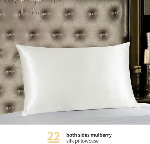 ZIMASILK hidden zip detail keeps the pillowcase neat and skin-friendly.
