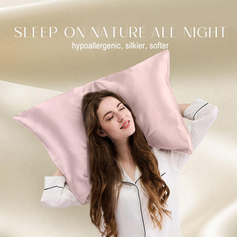 ZIMASILK hidden zipper pillowcase keeps the pillow secure and neat.