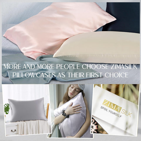 ZIMASILK 600-thread-count label emphasizing dense, luxurious feel