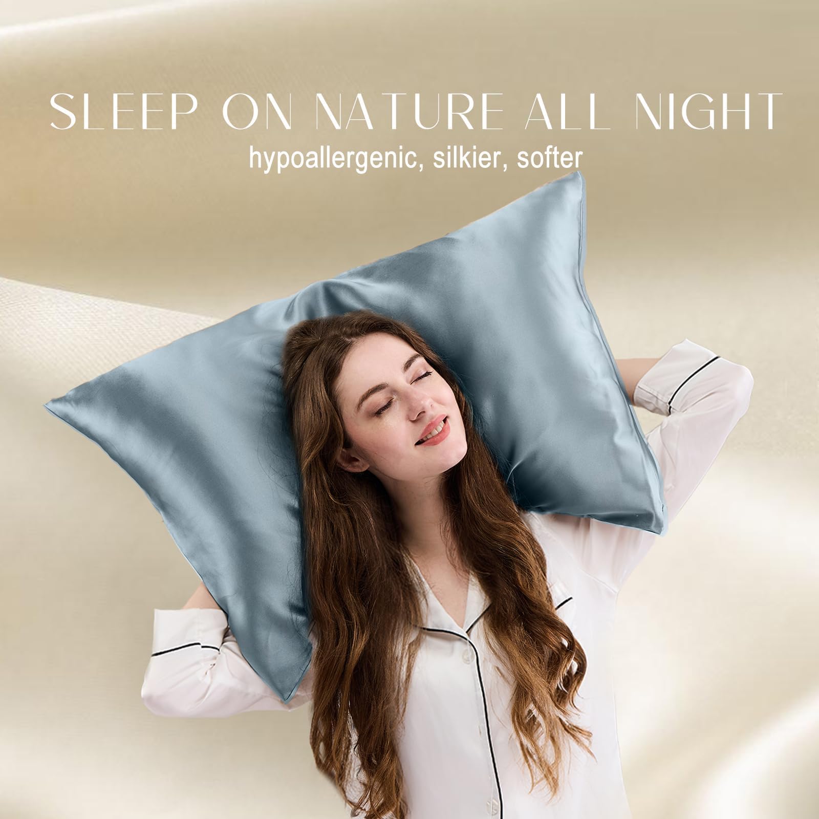 ZIMASILK pillowcase double-sided fabric offers versatile sleep comfort.