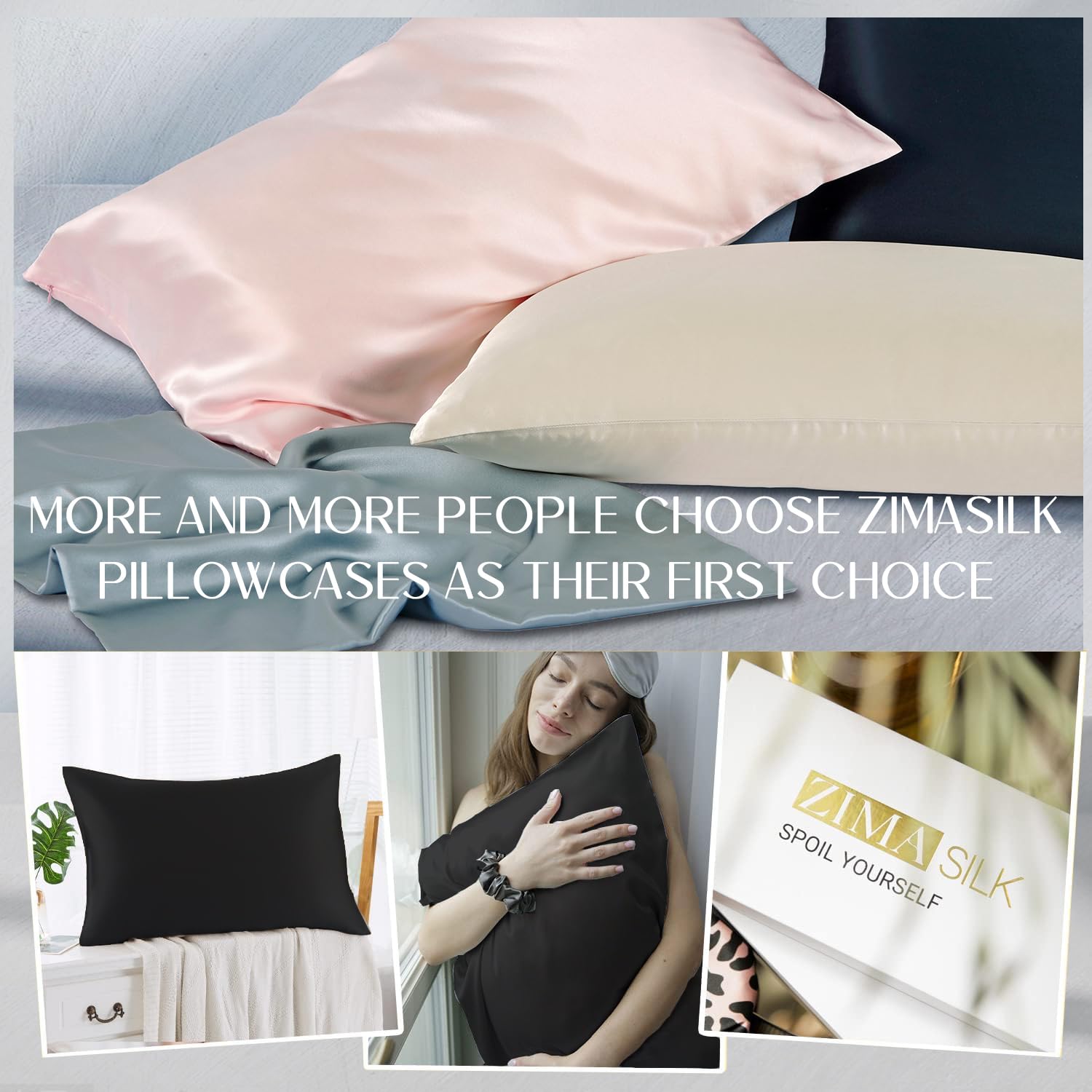 ZIMASILK pillowcase gift-ready packaging for a premium present.