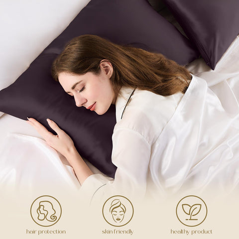 ZIMASILK pillowcase grade 6A mulberry silk offers premium feel.