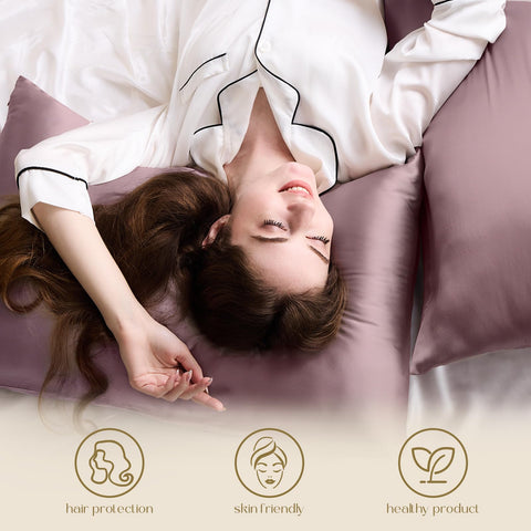 ZIMASILK pillowcase stitching detail highlights quality and durability.