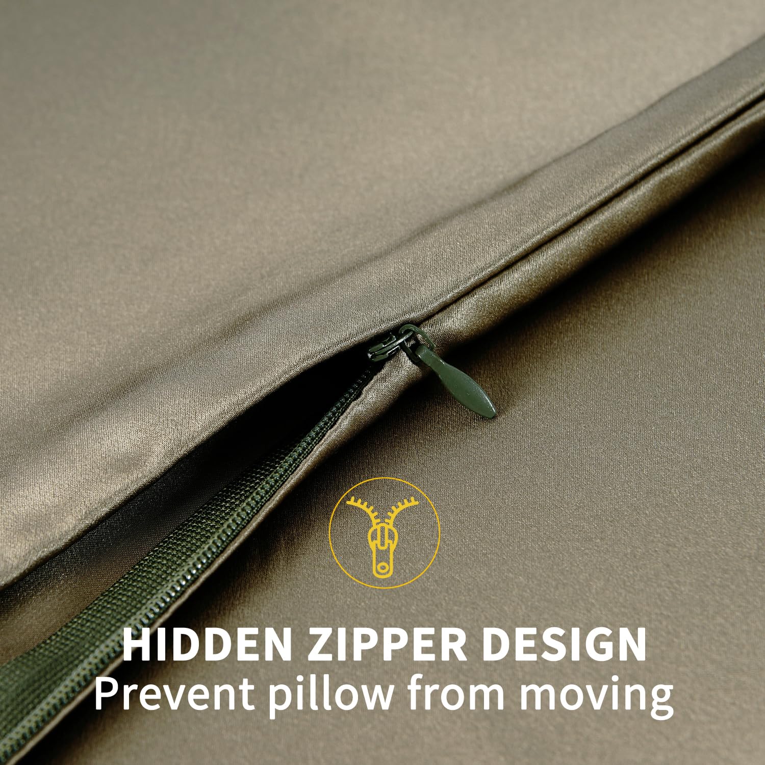 ZIMASILK queen size pillowcase 20x30 label for easy fit.