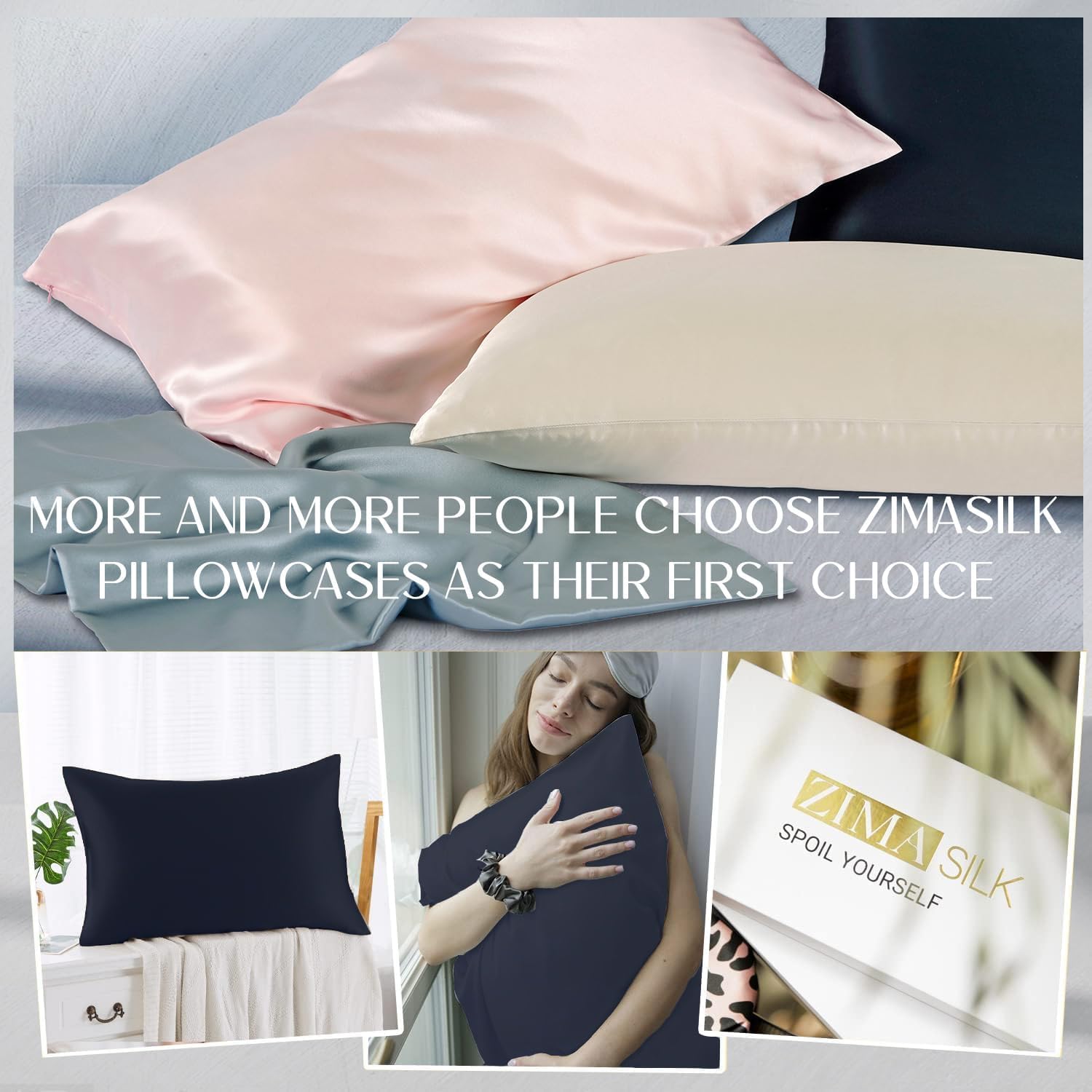 ZIMASILK silk fiber closeup showcases luxurious sheen and natural softness.
