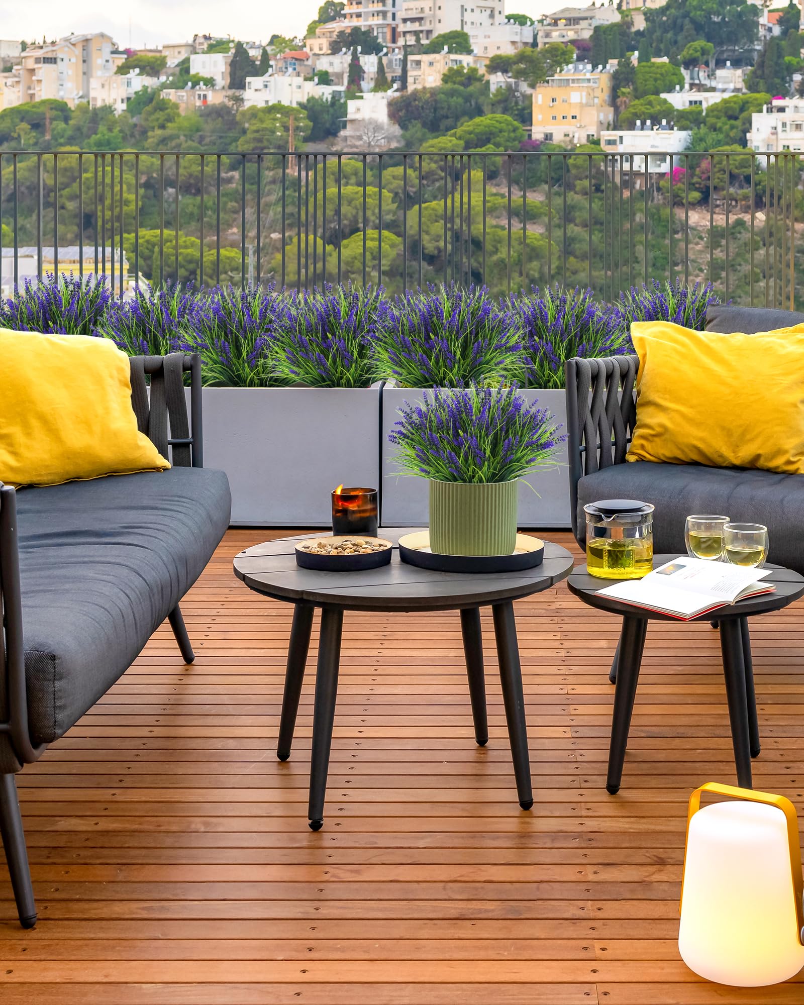 ZINHO durable outdoor lavender flowers designed to endure outdoor conditions
