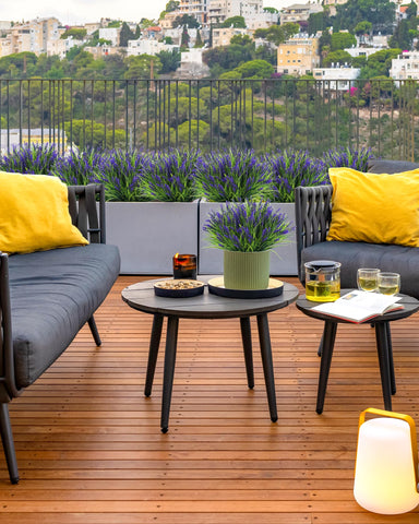 ZINHO durable outdoor lavender flowers designed to endure outdoor conditions