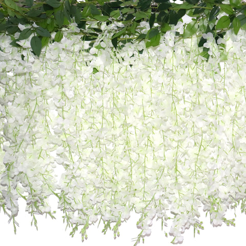 ZINHO wisteria 60-branch hanging flowers for easy arch decoration