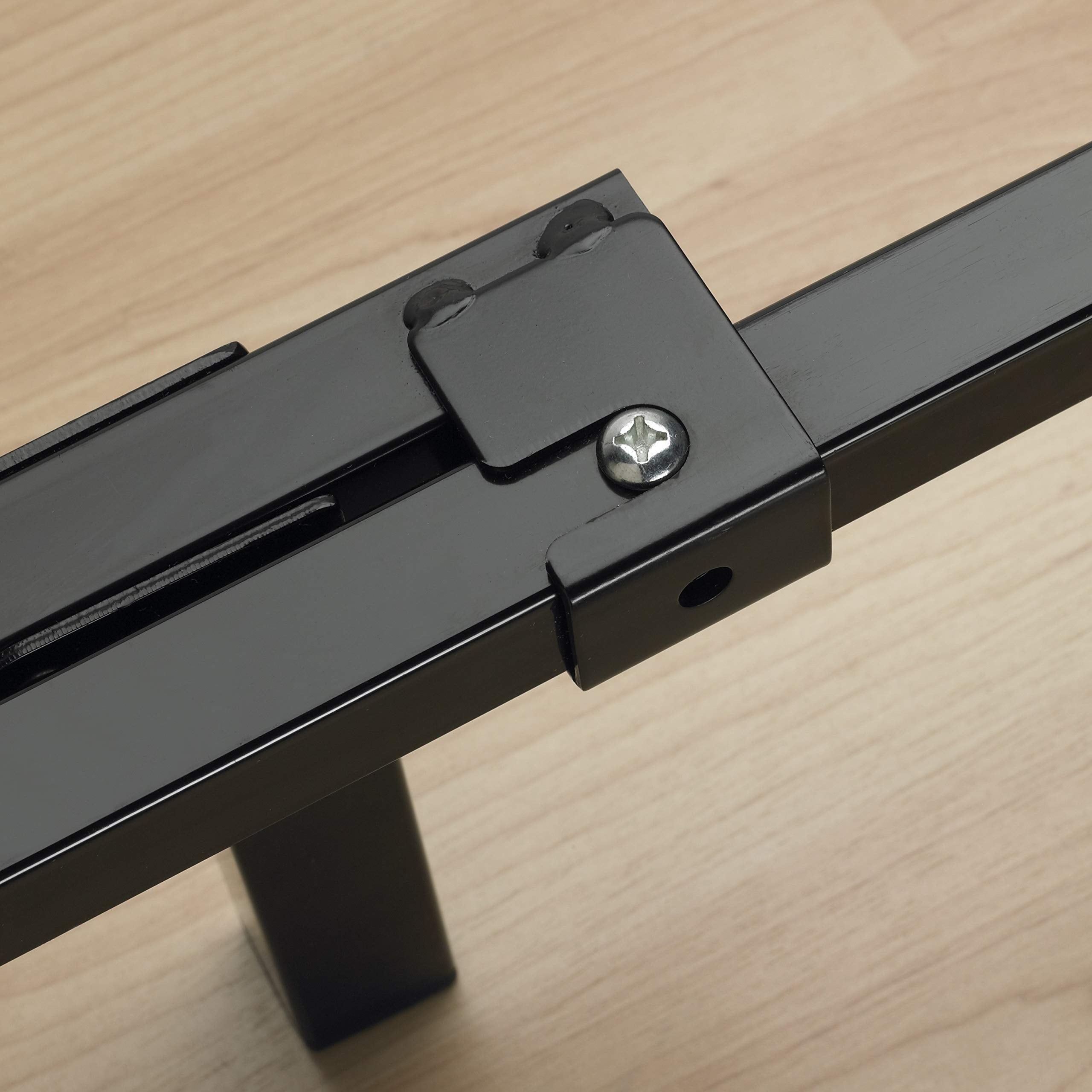 Headboard brackets on Zinus Compack bed frame for easy compatibility