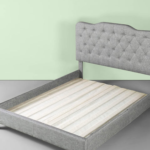 Zinus Compack slats rolled flat for easy transport and storage.