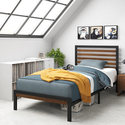 Zinus Kai bedroom styling that fits both contemporary and industrial interiors.