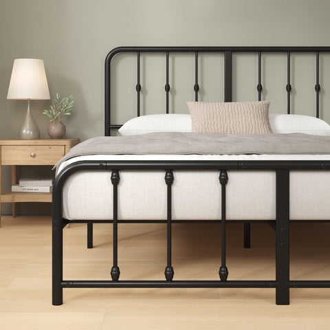 Zinus Leonardo twin frame with no box spring setup for mattress support