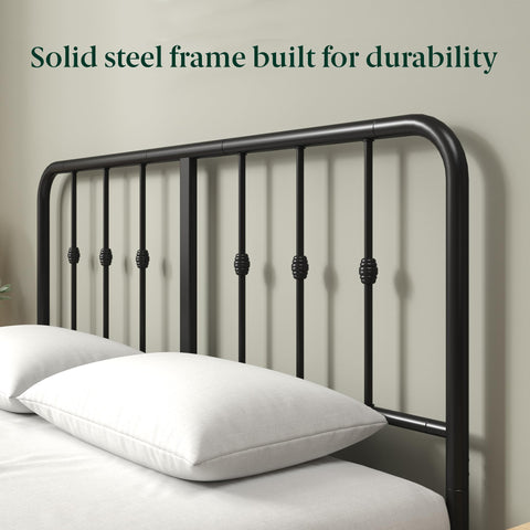 Zinus Leonardo underbed clearance highlighting extra storage space