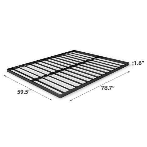 Zinus bunkie board with a Compack frame shows easy compatibility.